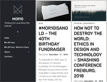 Tablet Screenshot of mor10.com